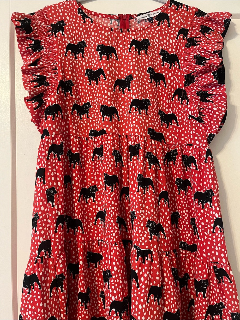 Gameday UGA dress in red and black - Picture 2 of 4